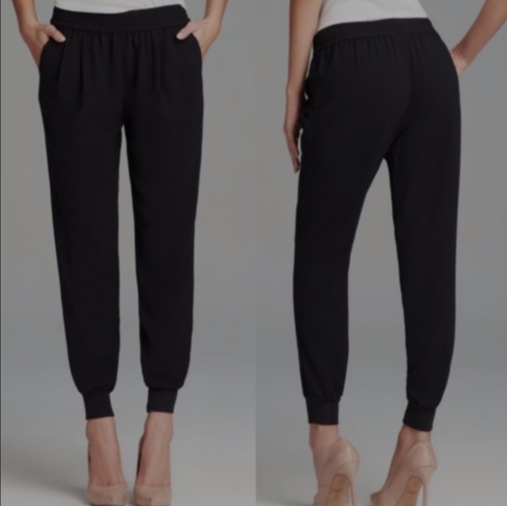 Joie Mariner Jogger Black Pant Size Medium - Picture 1 of 12